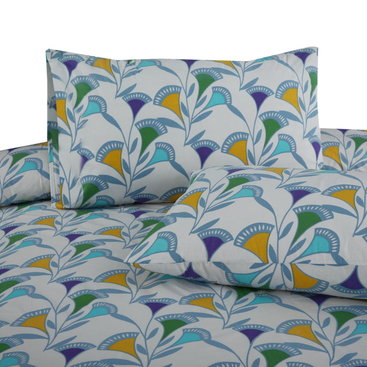 3 Pcs Premium Printed Bedsheet Set - 1287