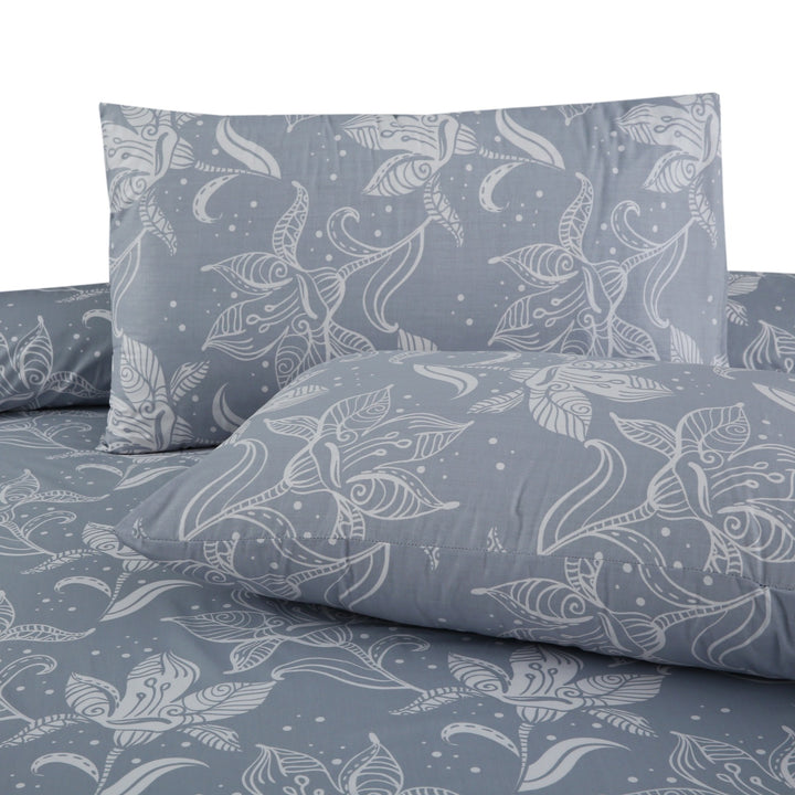 3 Pcs Premium Printed Bedsheet Set - 1286