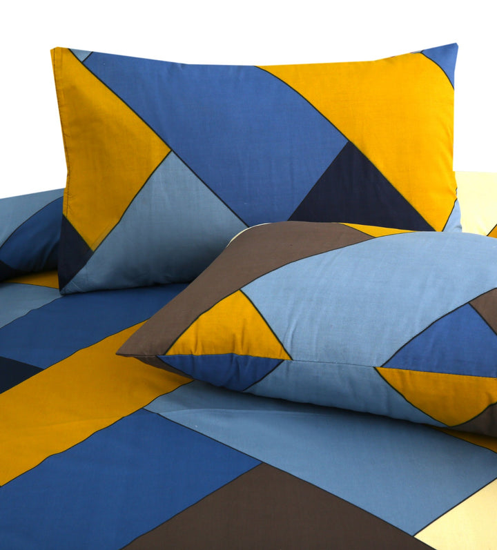 3 Pcs Premium Printed Bedsheet Set - 1277