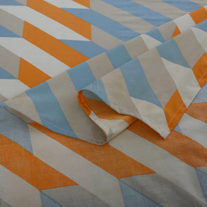 3 Pcs Premium Printed Bedsheet Set - 1271