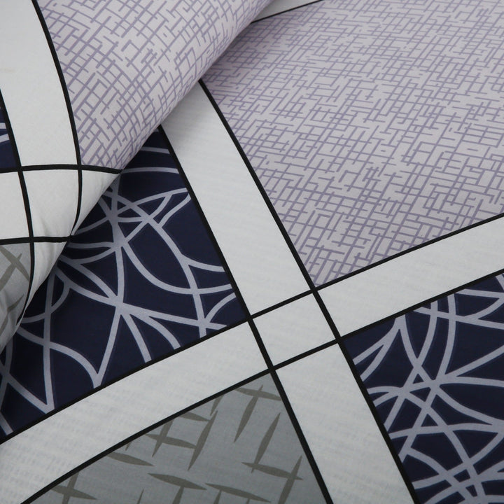 3 Pcs Premium Printed Bedsheet Set - 1269