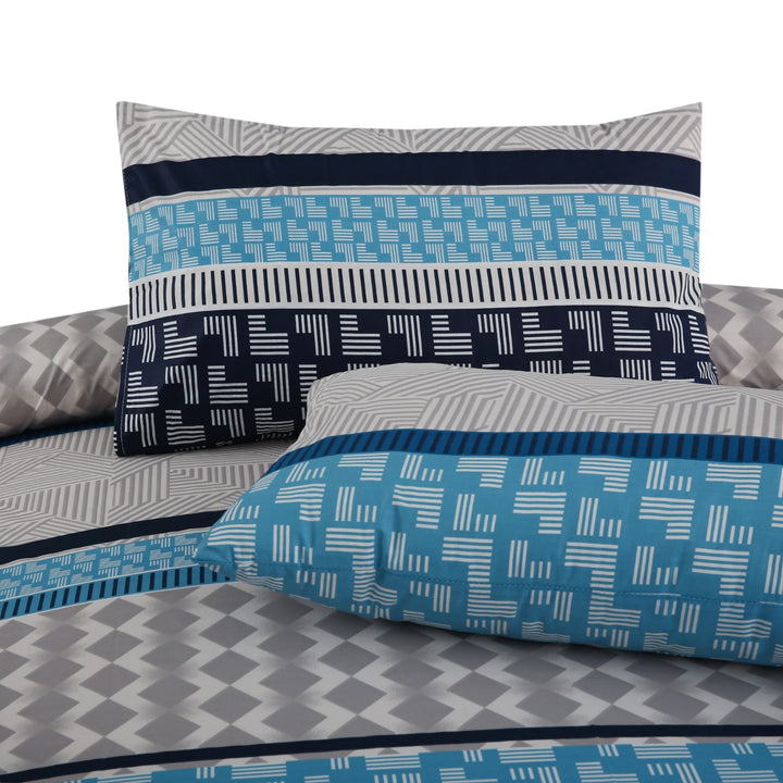 3 Pcs Premium Printed Bedsheet Set - 1300