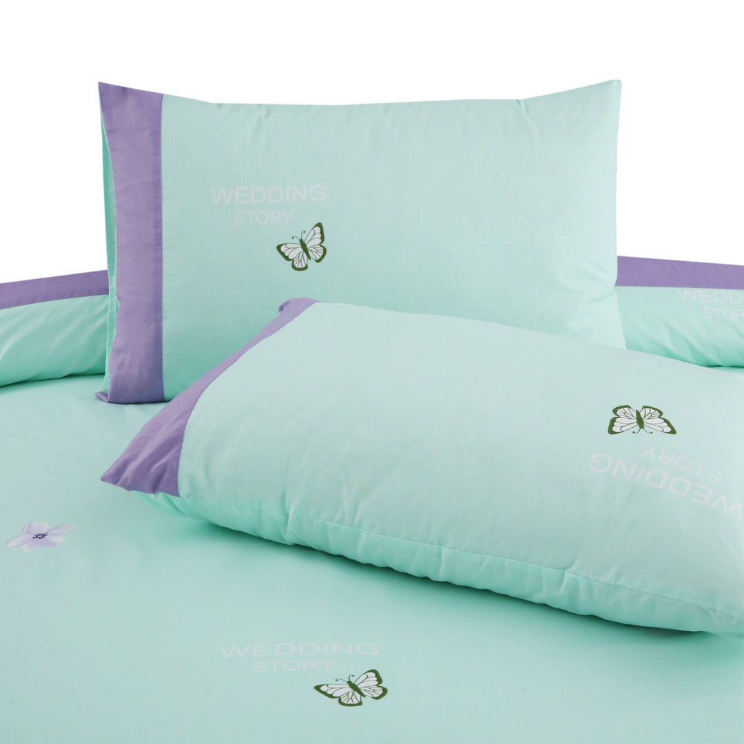 3 Pcs Premium Printed Bedsheet Set - 1280