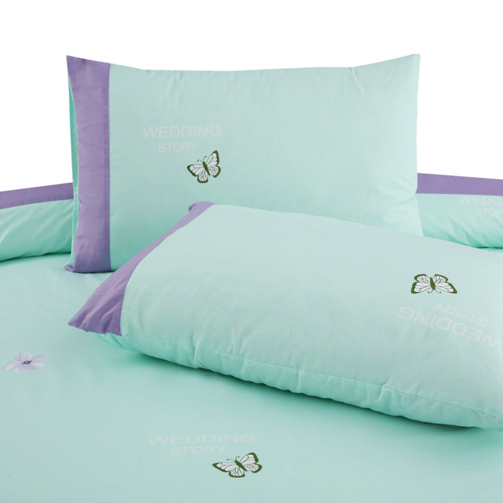 3 Pcs Premium Printed Bedsheet Set - 1280