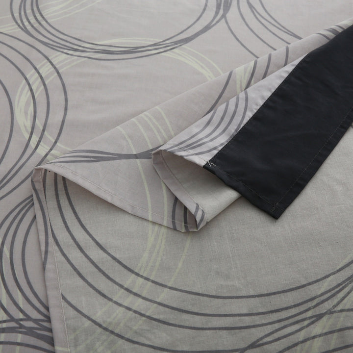 3 Pcs Cuffed Printed Bedsheet Set - 1284