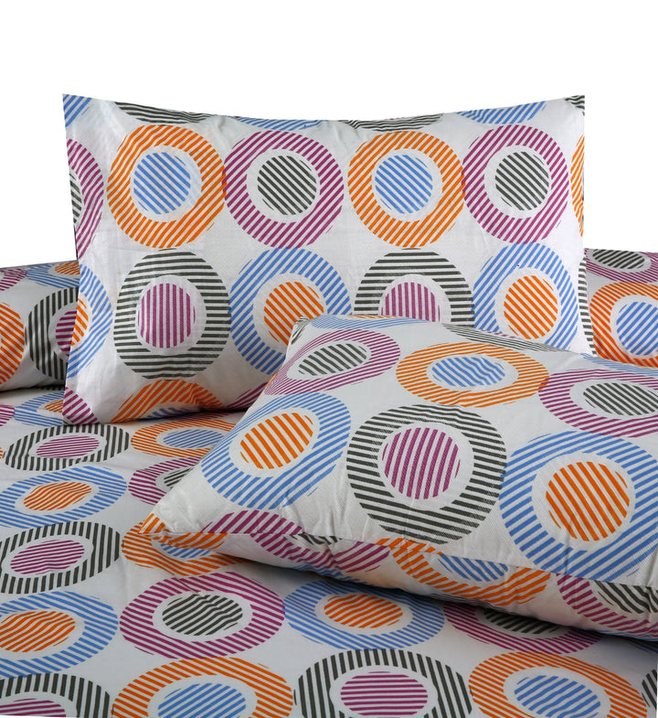 3 Pcs Premium Printed Bedsheet Set - 1279