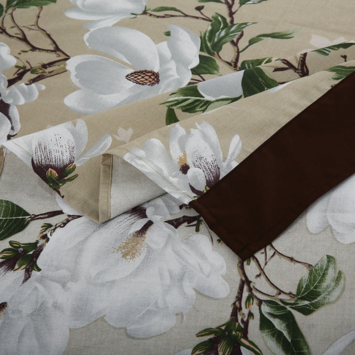 3 Pcs Cuffed Printed Bedsheet Set - 1275