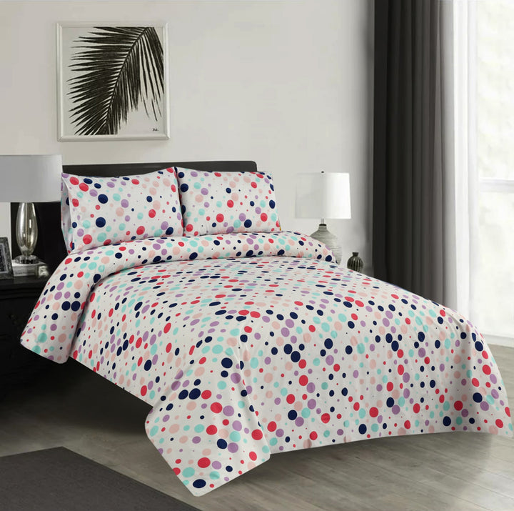 3 Pcs Premium Printed Bedsheet Set - 1301