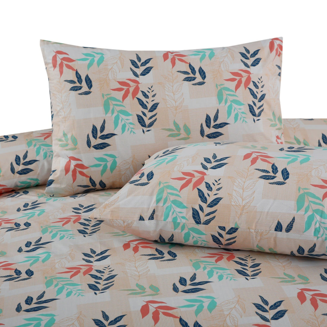 3 Pcs Premium Printed Bedsheet Set - 1268