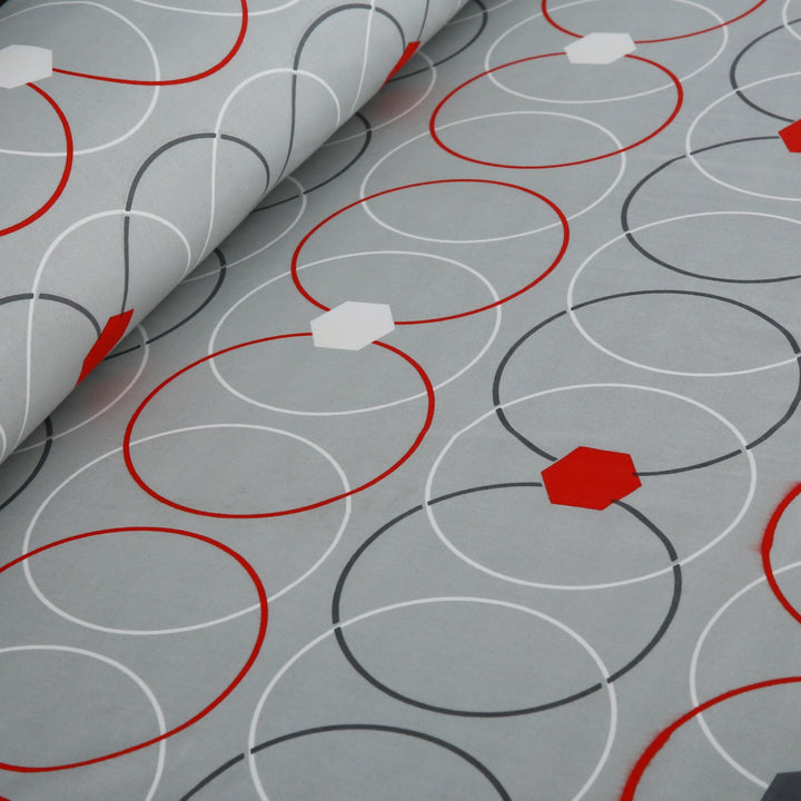 3 Pcs Premium Printed Bedsheet Set - 1295