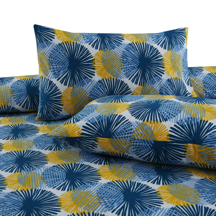 3 Pcs Premium Printed Bedsheet Set - 1258