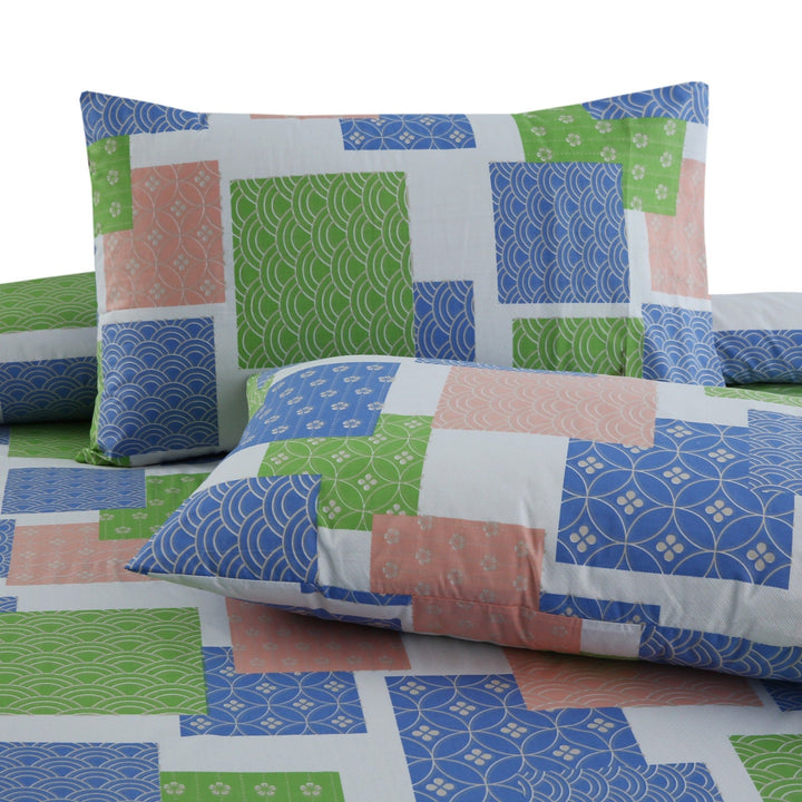 3 Pcs Premium Printed Bedsheet Set - 1262