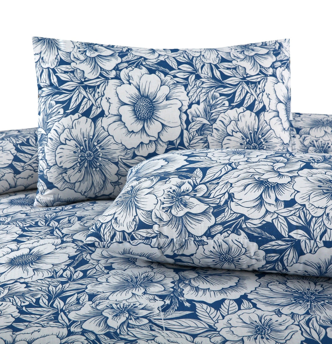 3 Pcs Premium Printed Bedsheet Set - 1266