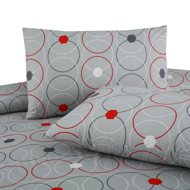 3 Pcs Premium Printed Bedsheet Set - 1295