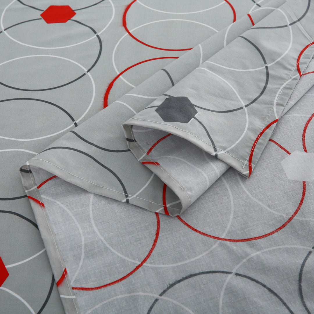 3 Pcs Premium Printed Bedsheet Set - 1295