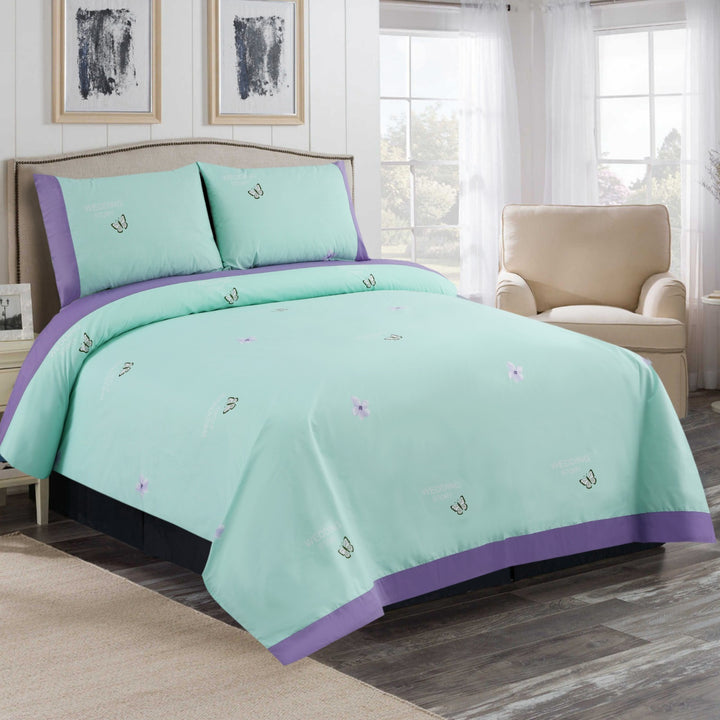 3 Pcs Premium Printed Bedsheet Set - 1280