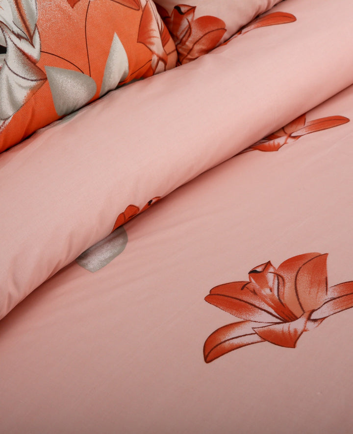 3 Pcs Premium Printed Bedsheet Set - 1276