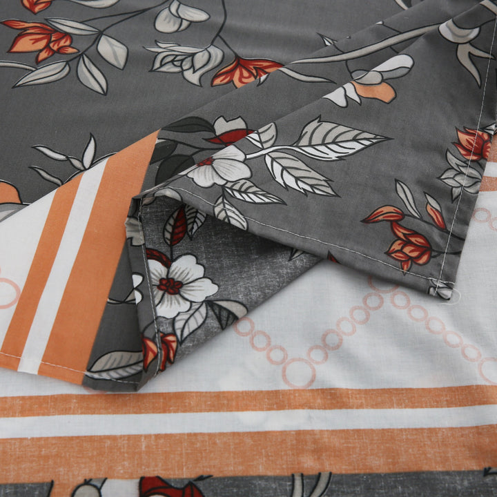 3 Pcs Premium Printed Bedsheet Set - 1296