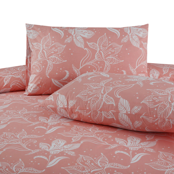 3 Pcs Premium Printed Bedsheet Set - 1292