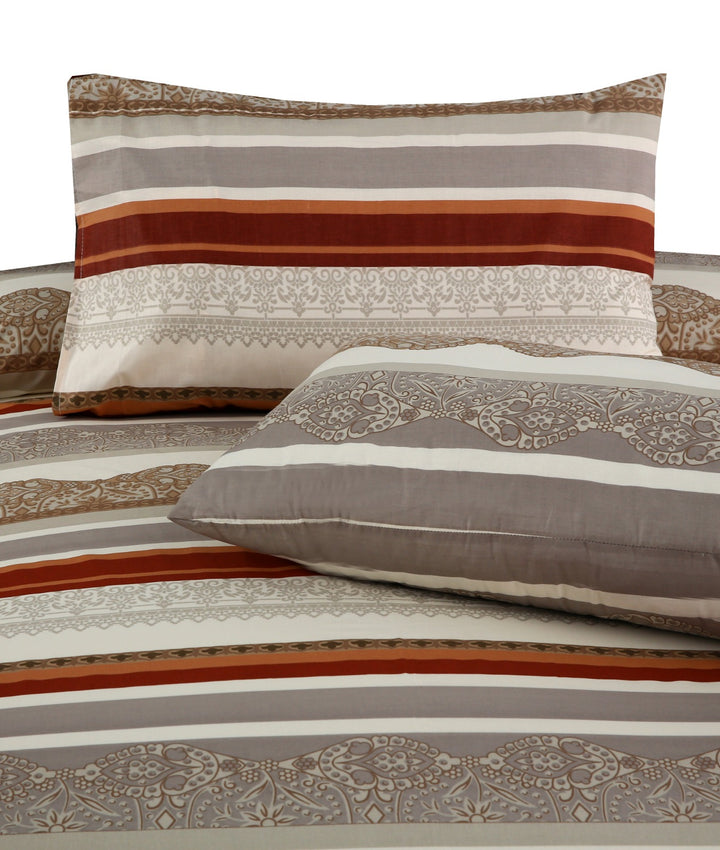 3 Pcs Premium Printed Bedsheet Set - 1278