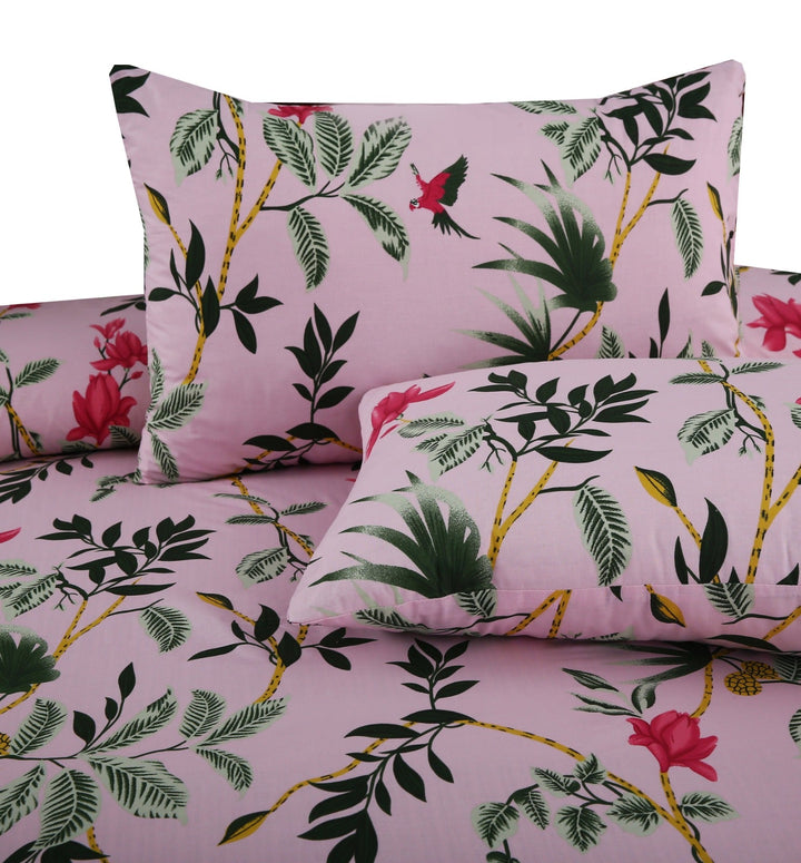 3 Pcs Premium Printed Bedsheet Set - 1273