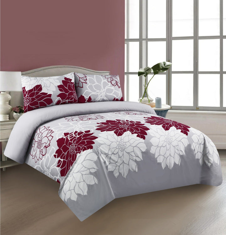 3 Pcs Premium Printed Bedsheet Set - 1272
