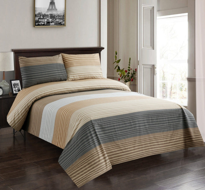 3 Pcs Premium Printed Bedsheet Set - 1263