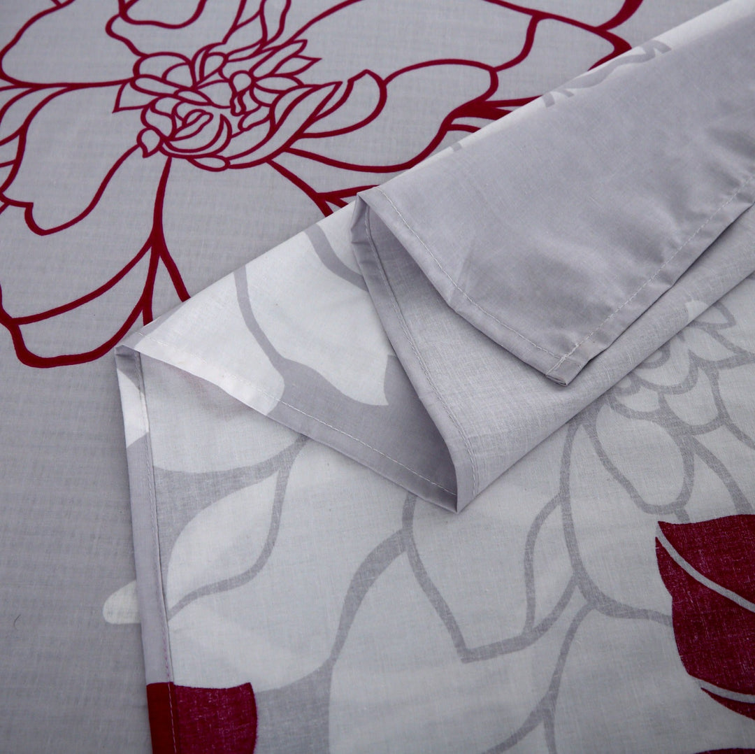 3 Pcs Premium Printed Bedsheet Set - 1272