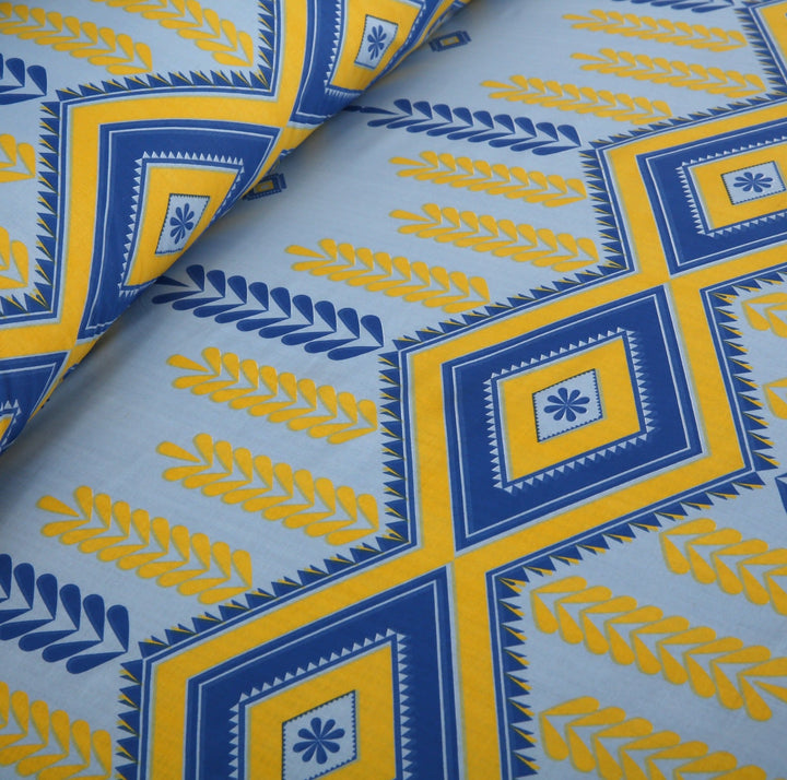 3 Pcs Premium Printed Bedsheet Set - 1274